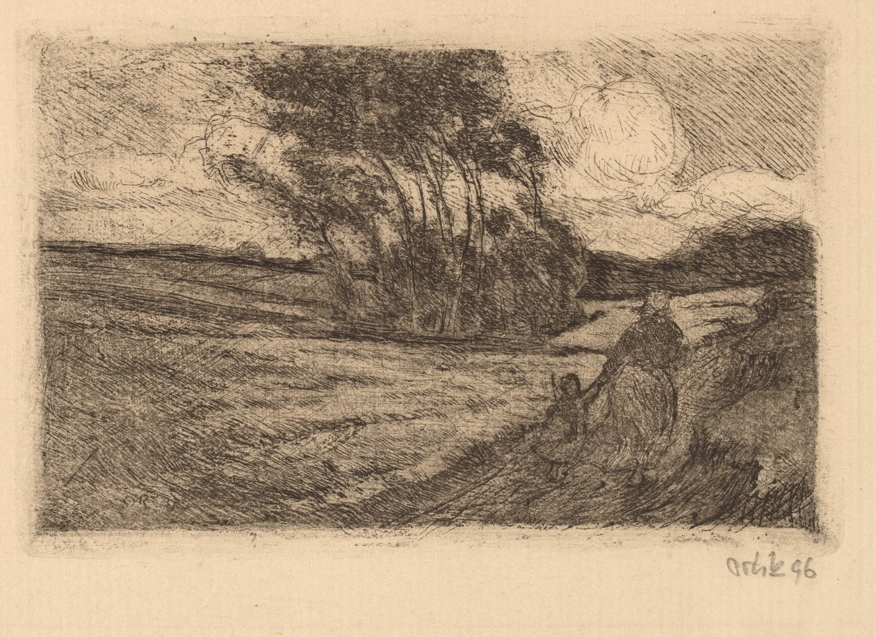 Zivatar (kicsi) alkotó: Emil Orlik