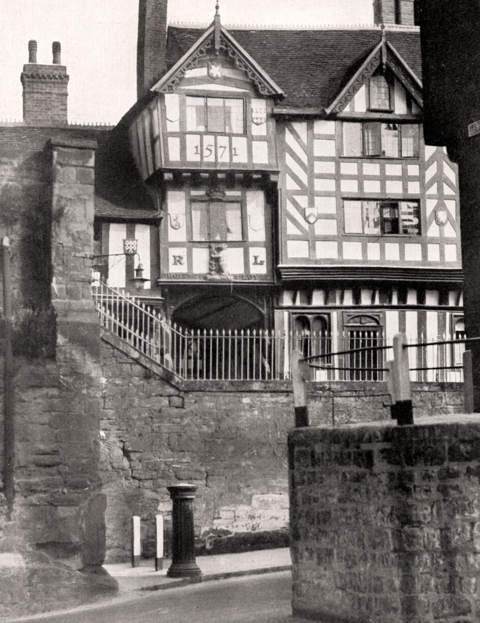Lord Leycester Kórház, Warwick, 1924-1926 alkotó: Emil Otto Hoppe