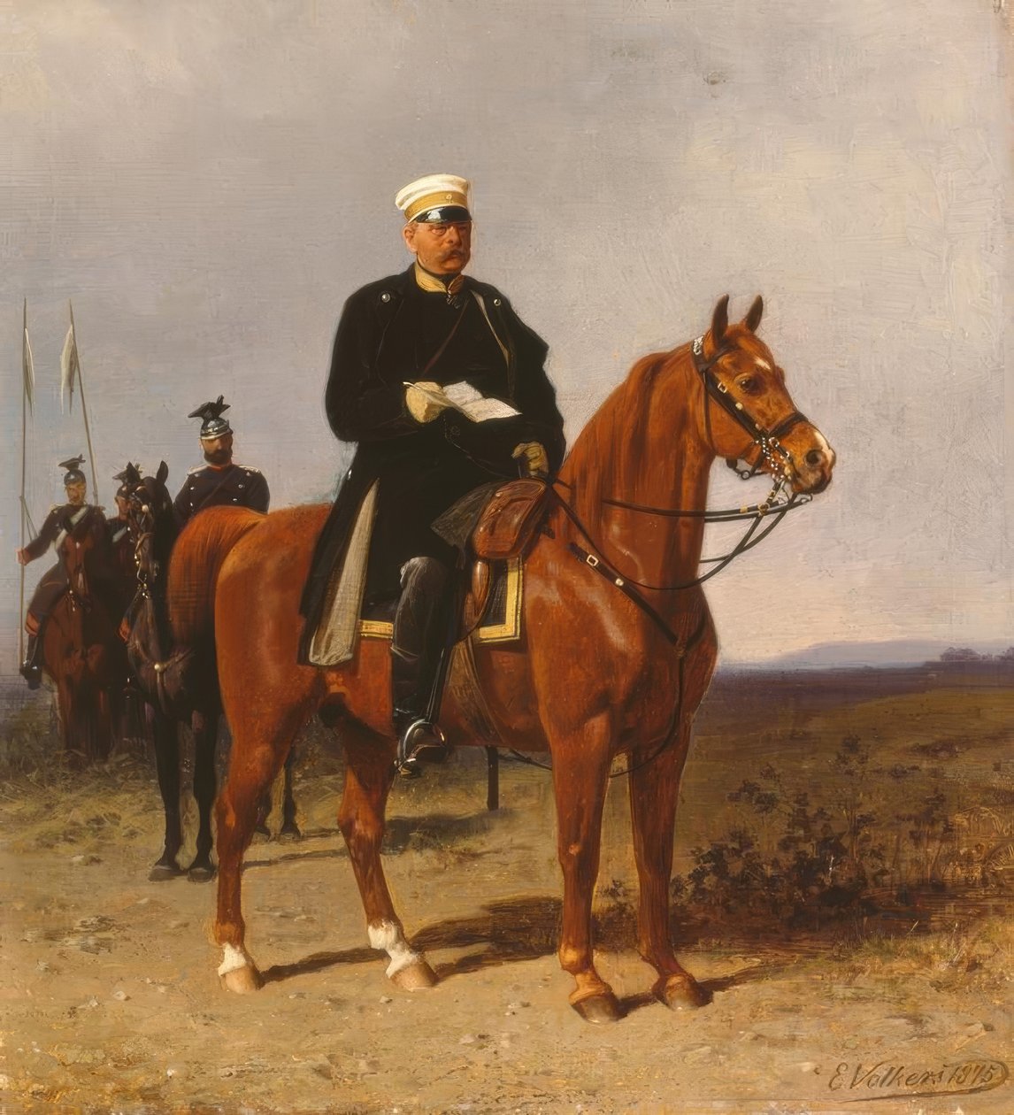 Bismarck lóháton alkotó: Emil Volkers