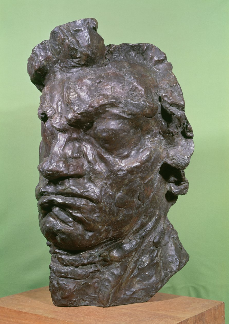 Ludwig van Beethoven (1770-1827) tragikus maszkja, 1901 (bronz) alkotó: Emile Antoine Bourdelle