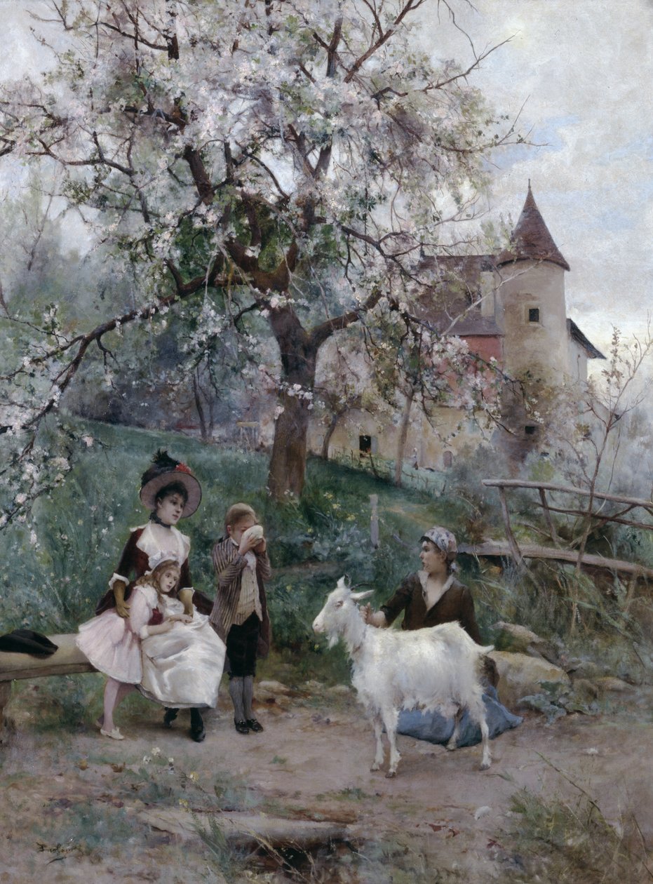 Útszéli frissítők alkotó: Emile August Pinchart
