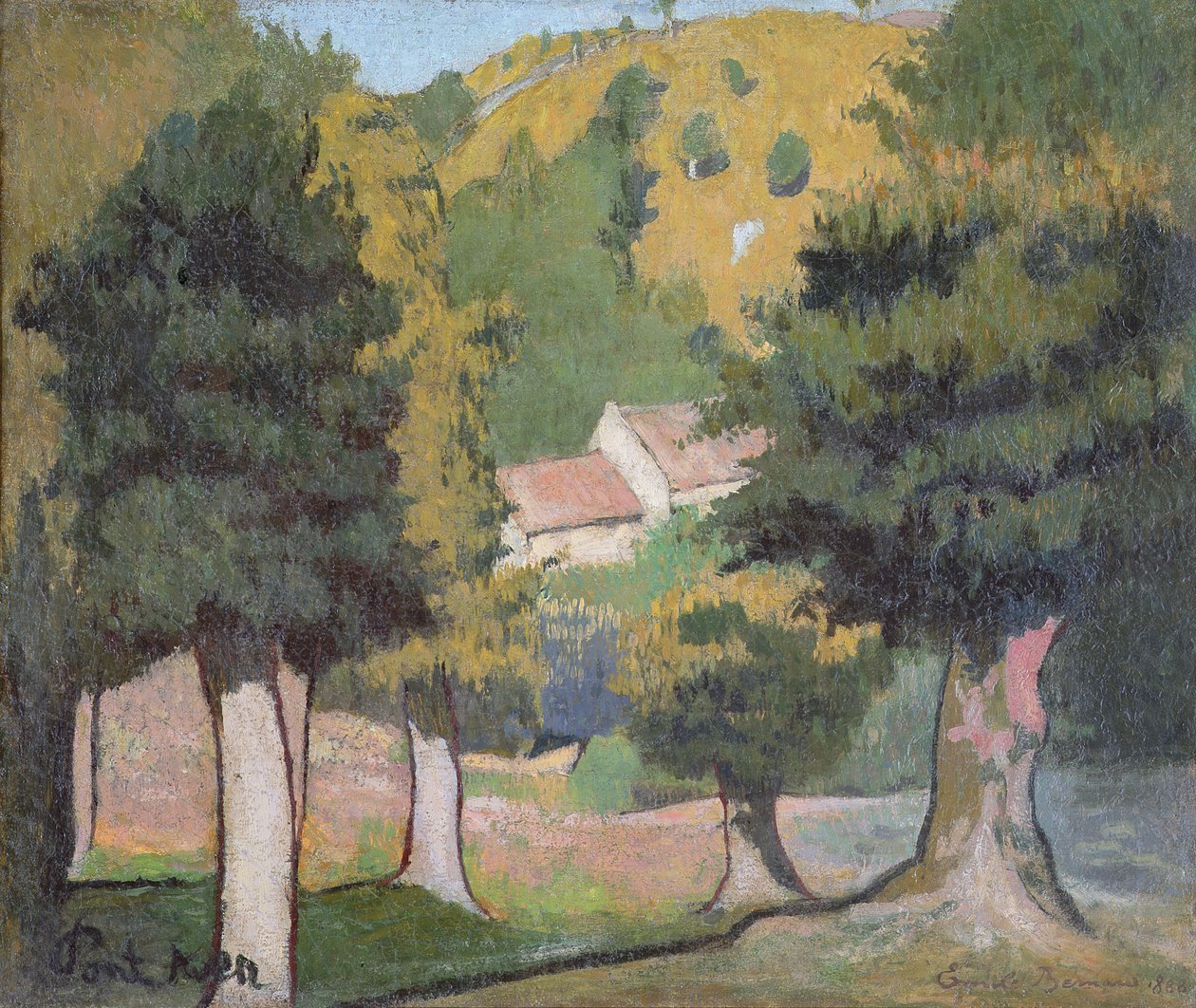 Tájkép Pont-Avenben alkotó: Emile Bernard