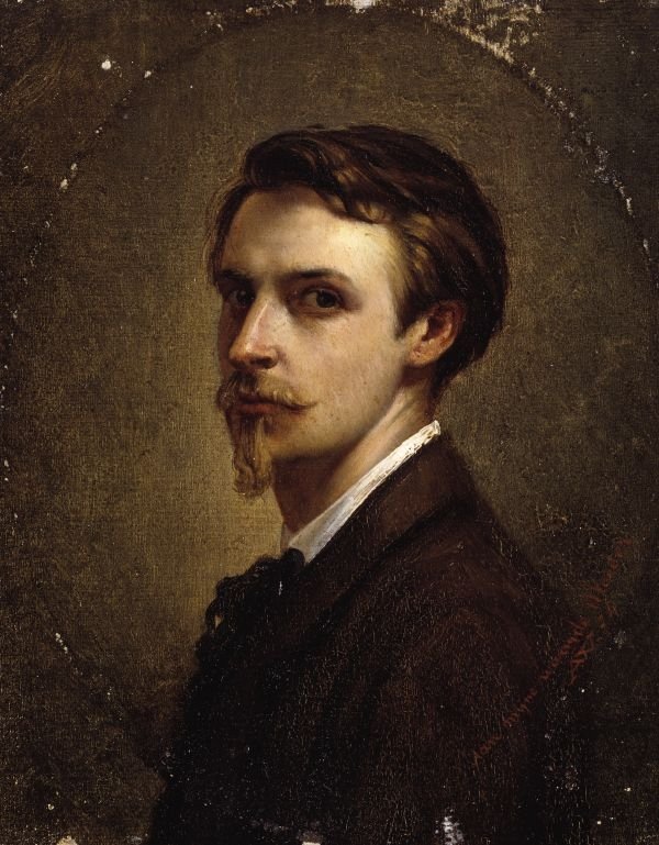 Önarckép alkotó: Emile Claus