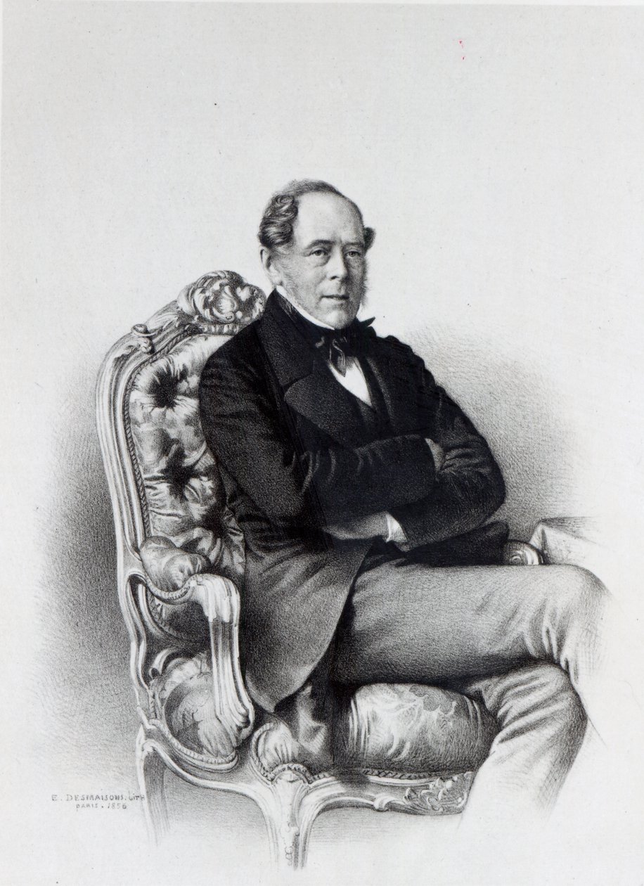 George Villiers, Clarendon 4. grófja, 1856 alkotó: Emile Desmaisons
