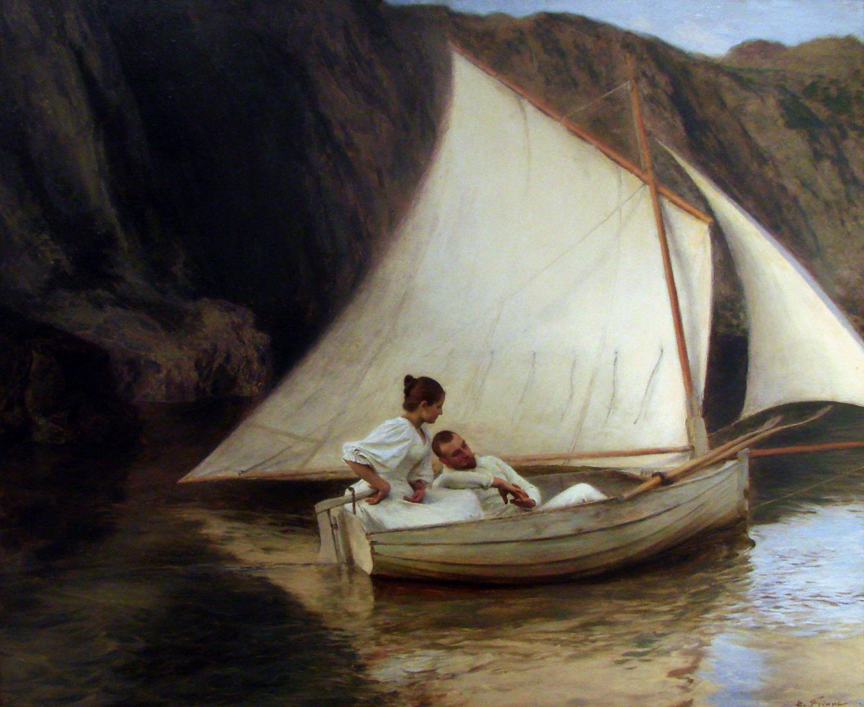 A kis csónak alkotó: Emile Friant