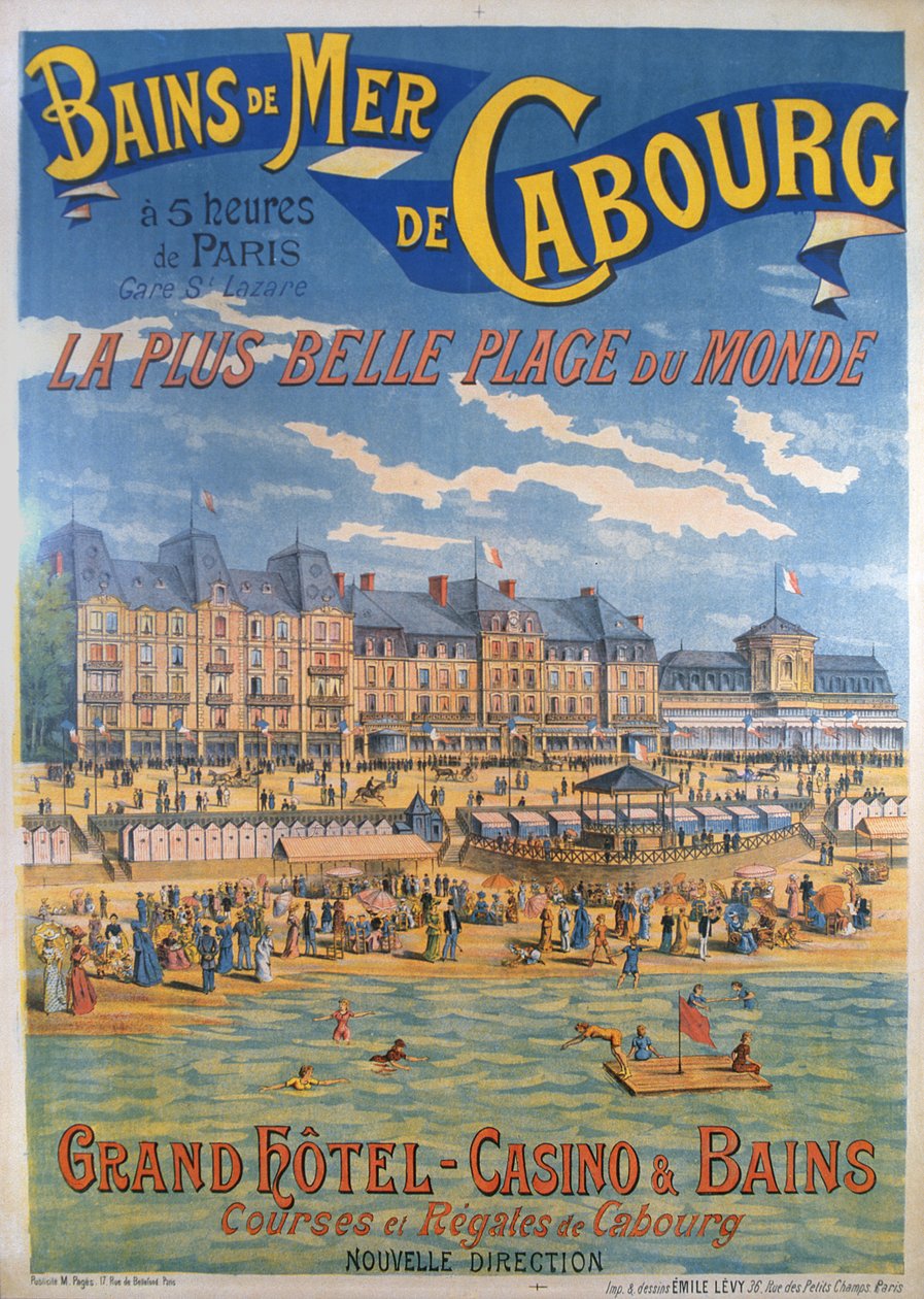 Cabourg plakát alkotó: Emile Levy