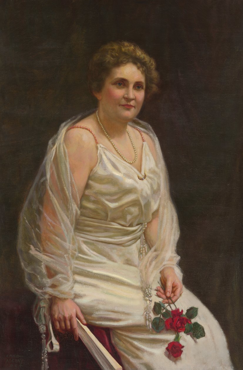 Edith Bolling Galt Wilson, 1924. alkotó: Emile Alexay