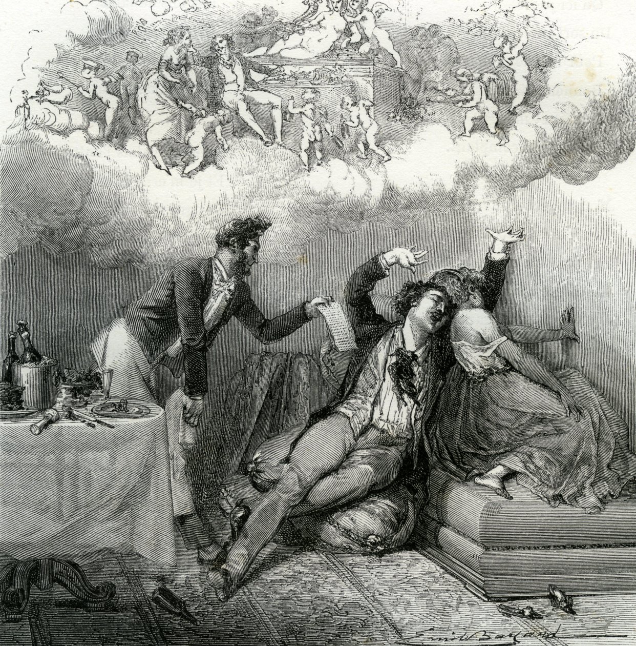 Az étterem értékelése alkotó: Emile Antoine Bayard
