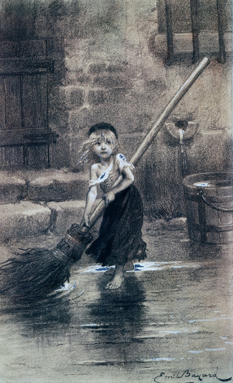 Fiatal Cosette alkotó: Emile Antoine Bayard