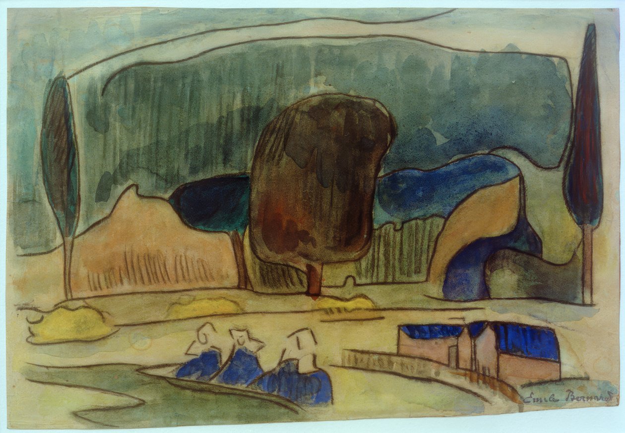 Breton táj alkotó: Emile Bernard