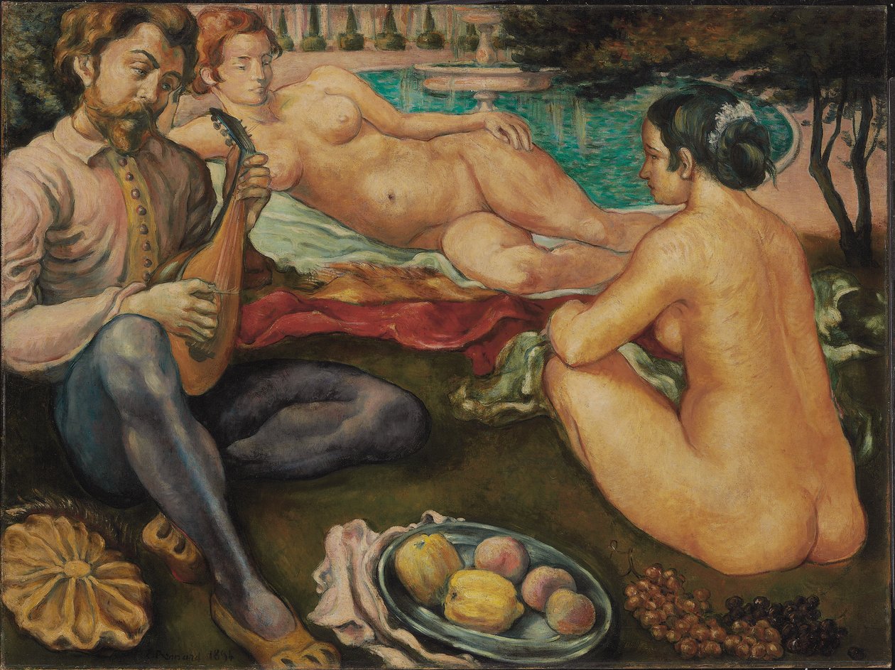 A szerelem udvara, 1890 alkotó: Emile Bernard