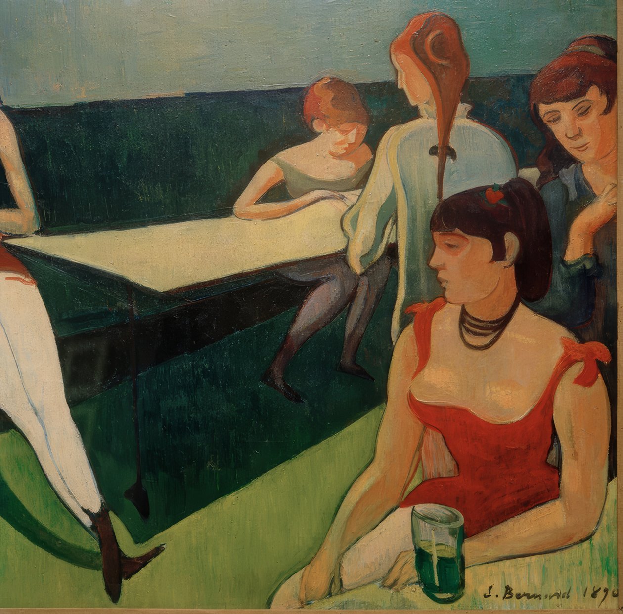 Bordélyház (részlet) alkotó: Emile Bernard