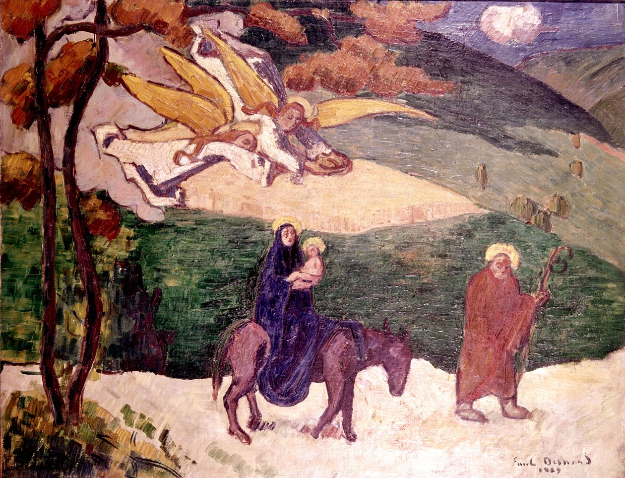 Repülés Egyiptomba alkotó: Emile Bernard