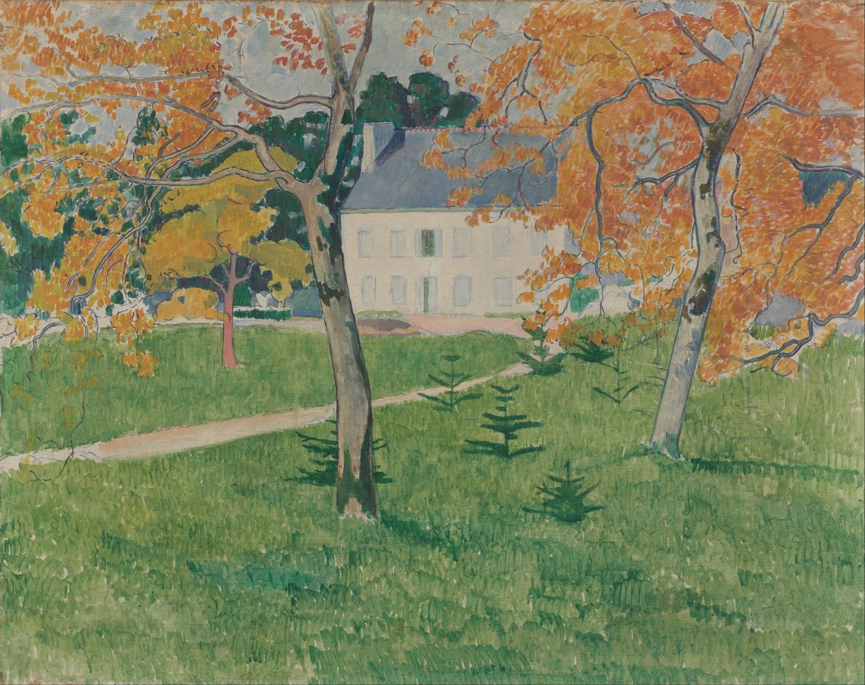 Ház fák között- Pont-Aven alkotó: Emile Bernard
