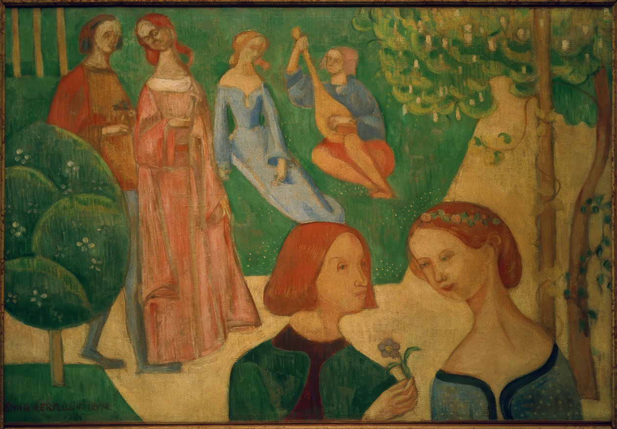 Egy régi parkban alkotó: Emile Bernard