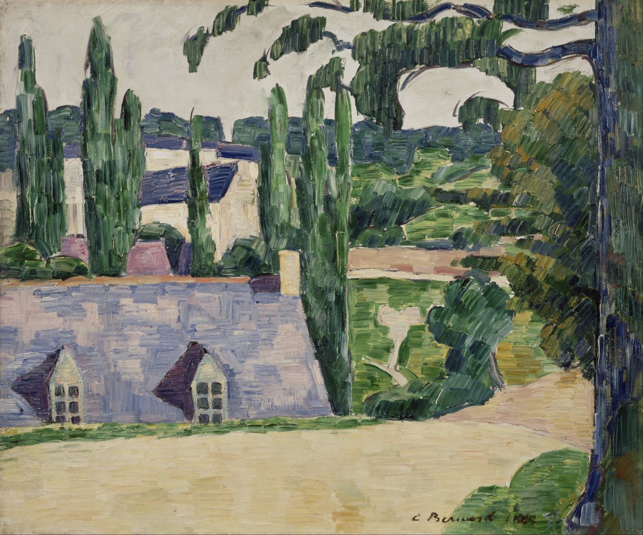 Táj a Pont-Avennél alkotó: Emile Bernard