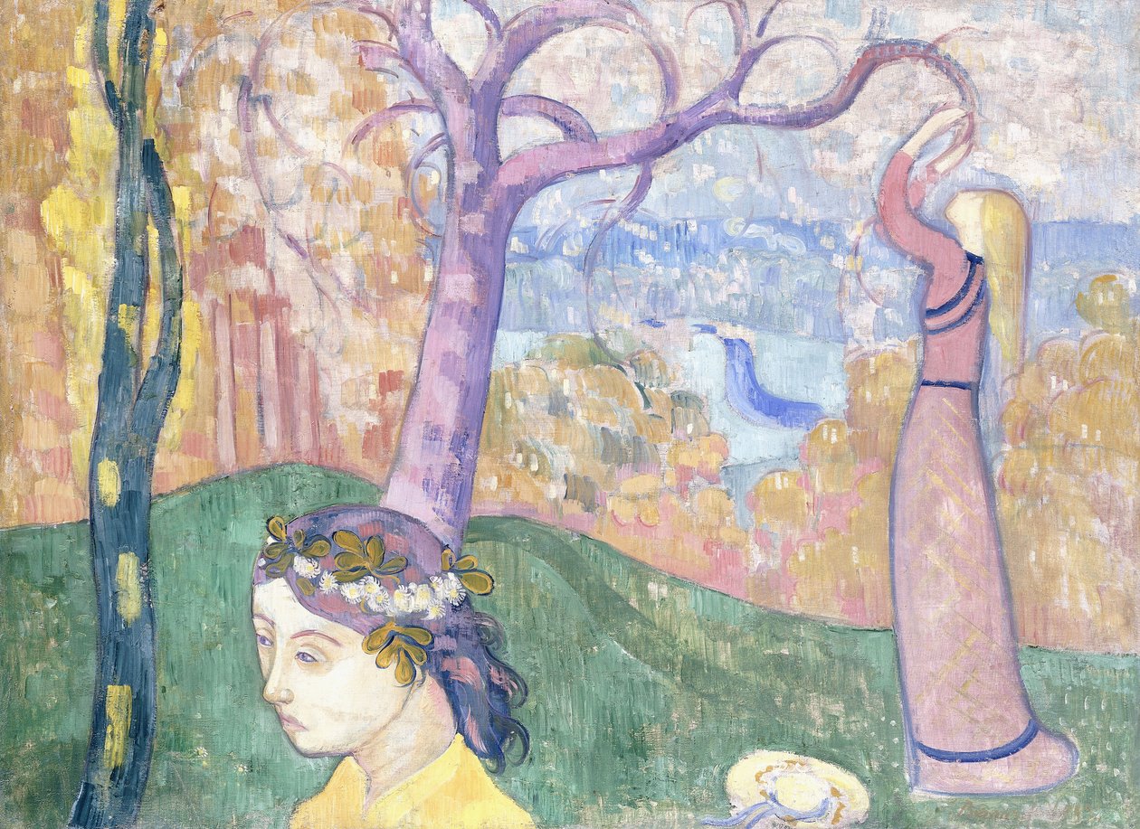 Madeleine a szerelem erdőjében, 1892 alkotó: Emile Bernard