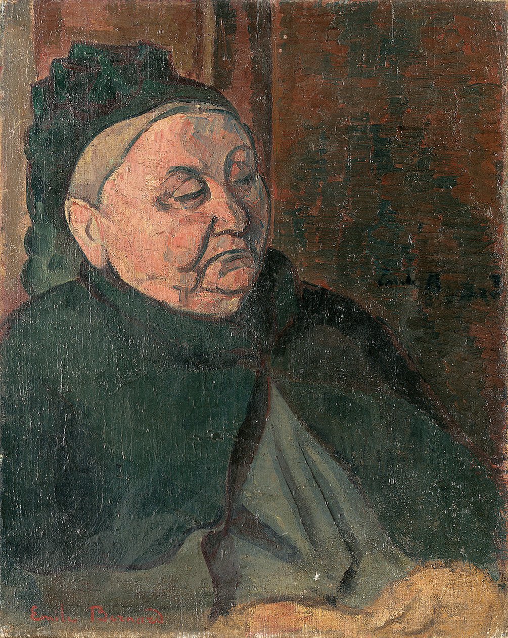 A művész nagyanyjának portréja, 1887 alkotó: Emile Bernard