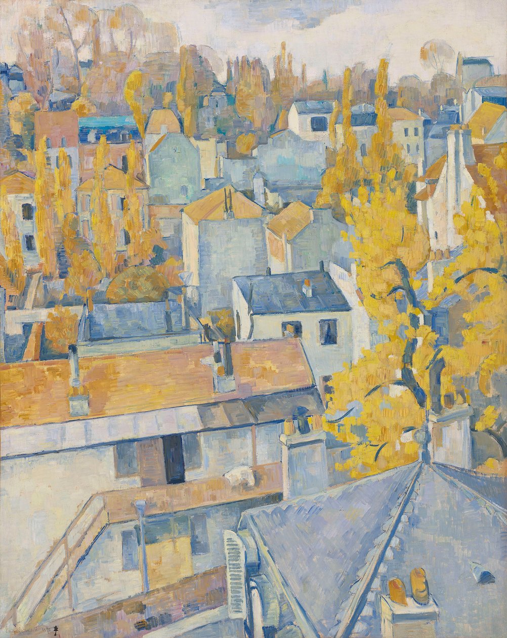 Tetőnézet, 1890. alkotó: Emile Bernard