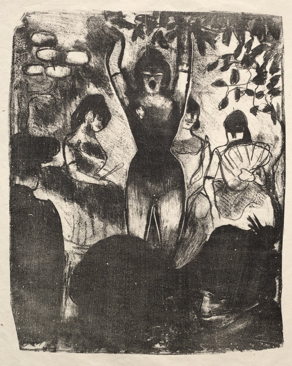 Énekes a Café-Concertben alkotó: Emile Bernard