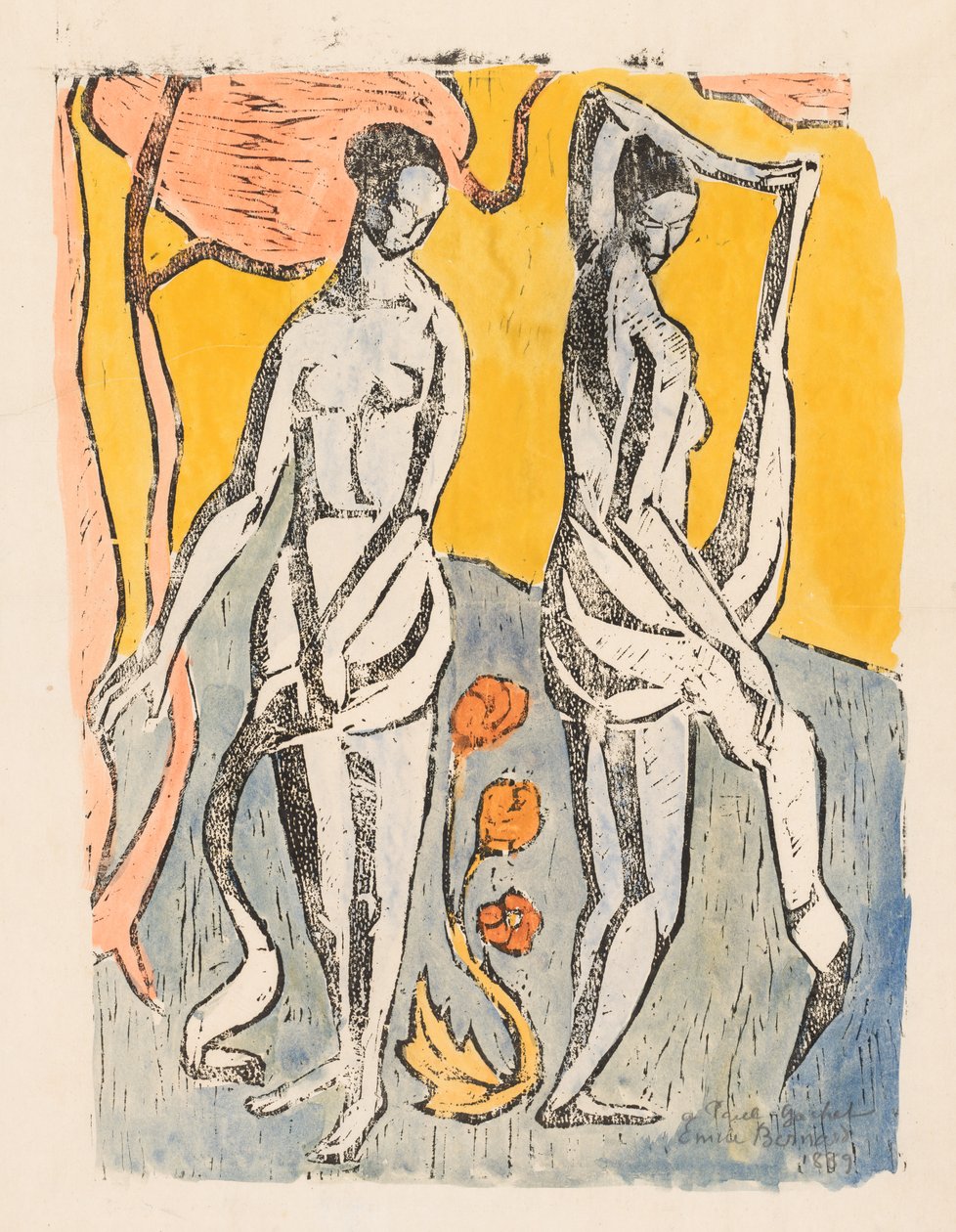 A nimfák alkotó: Emile Bernard