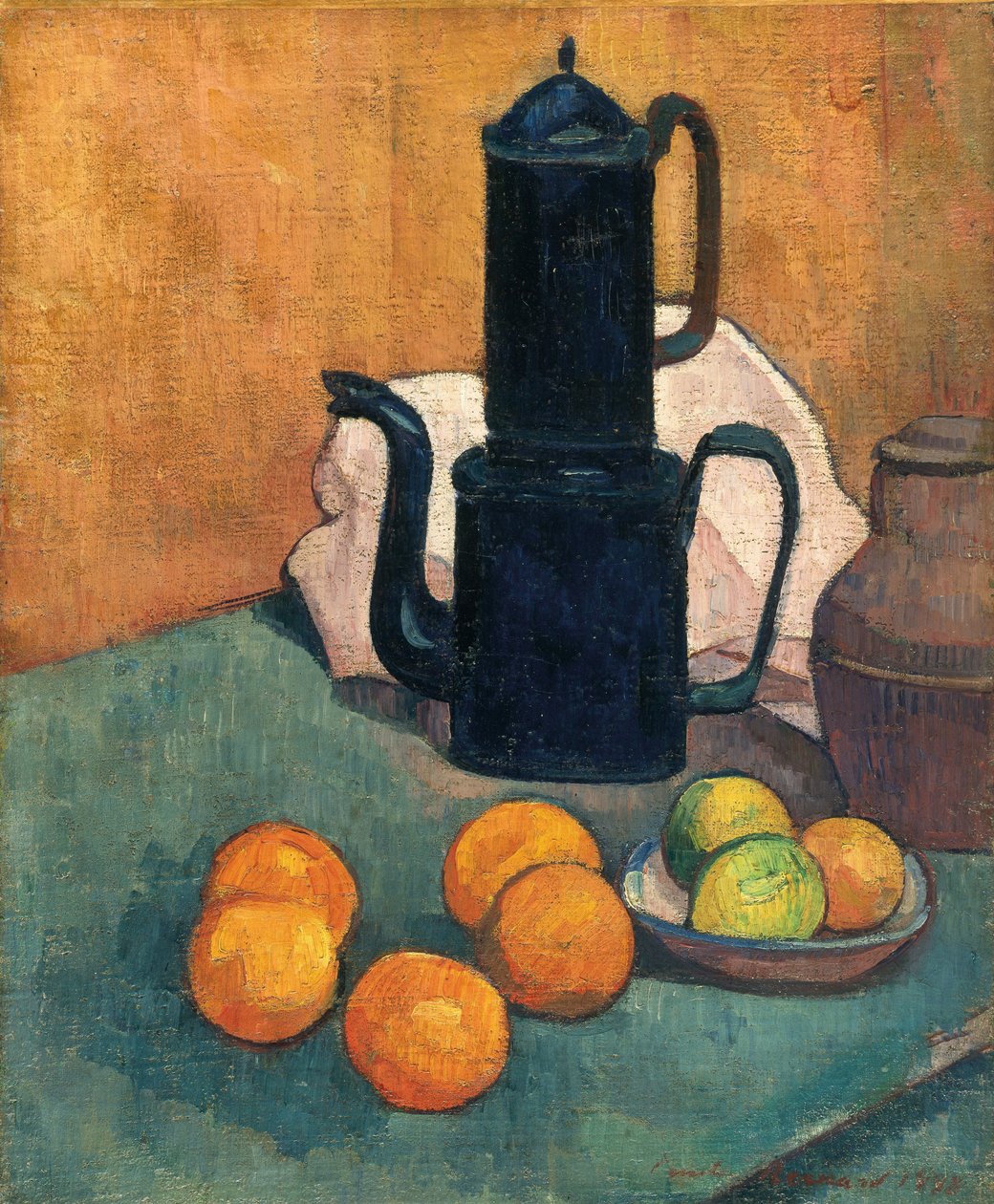 A kék kávéskanna alkotó: Emile Bernard