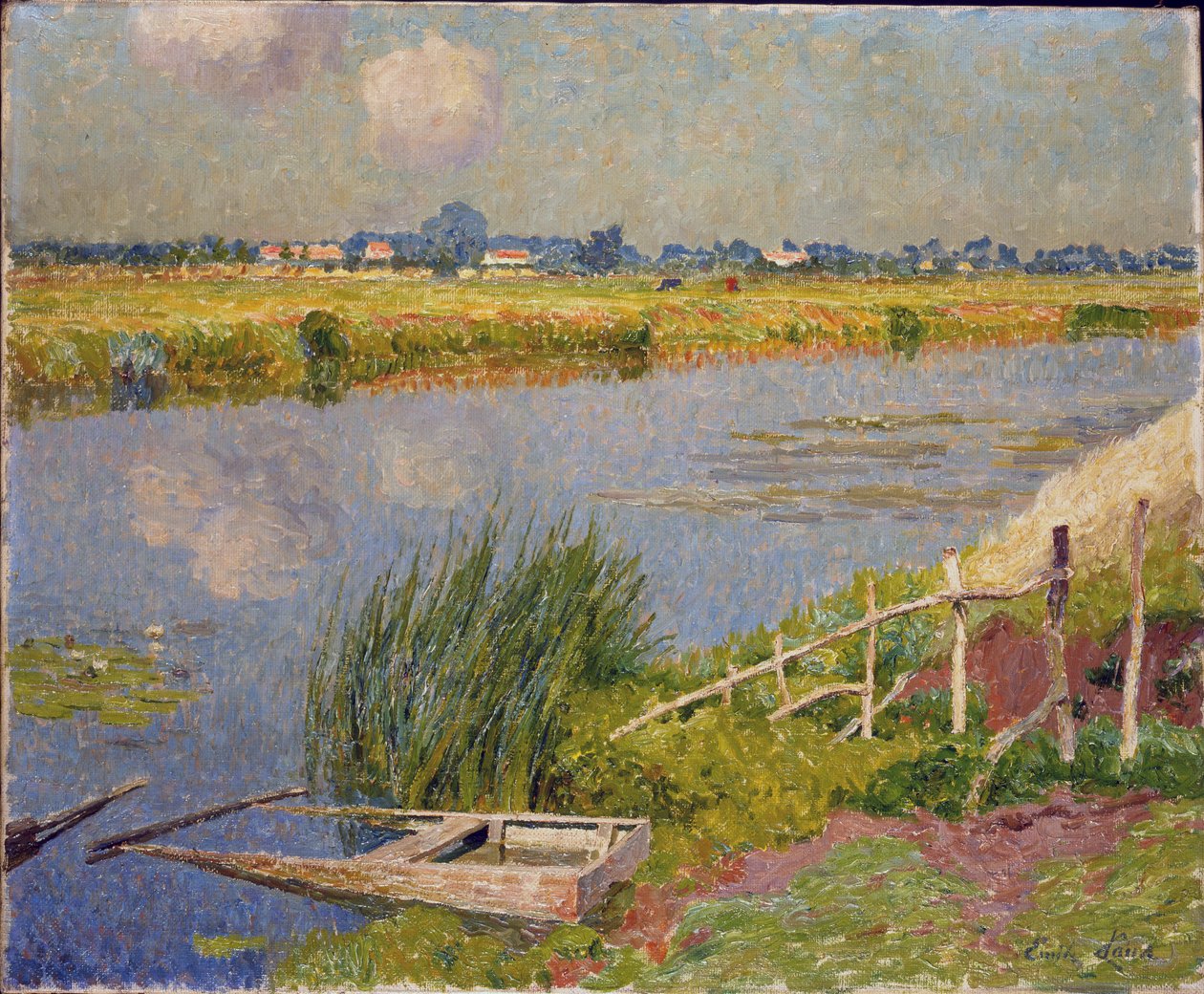 The Lily Banks, 1912 alkotó: Emile Claus
