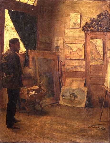 A Stúdióban alkotó: Emile Friant