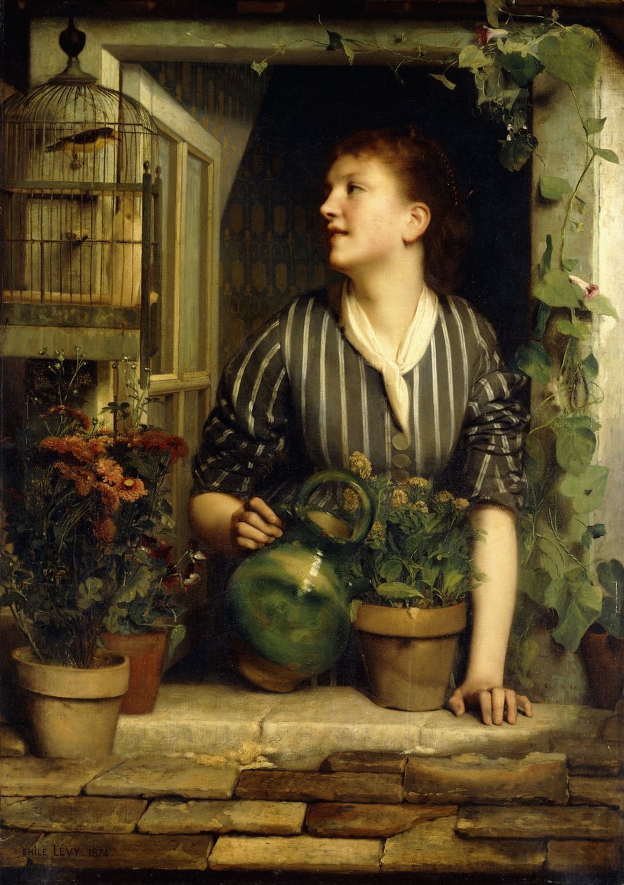 Morning Glories, 1874 alkotó: Emile Levy