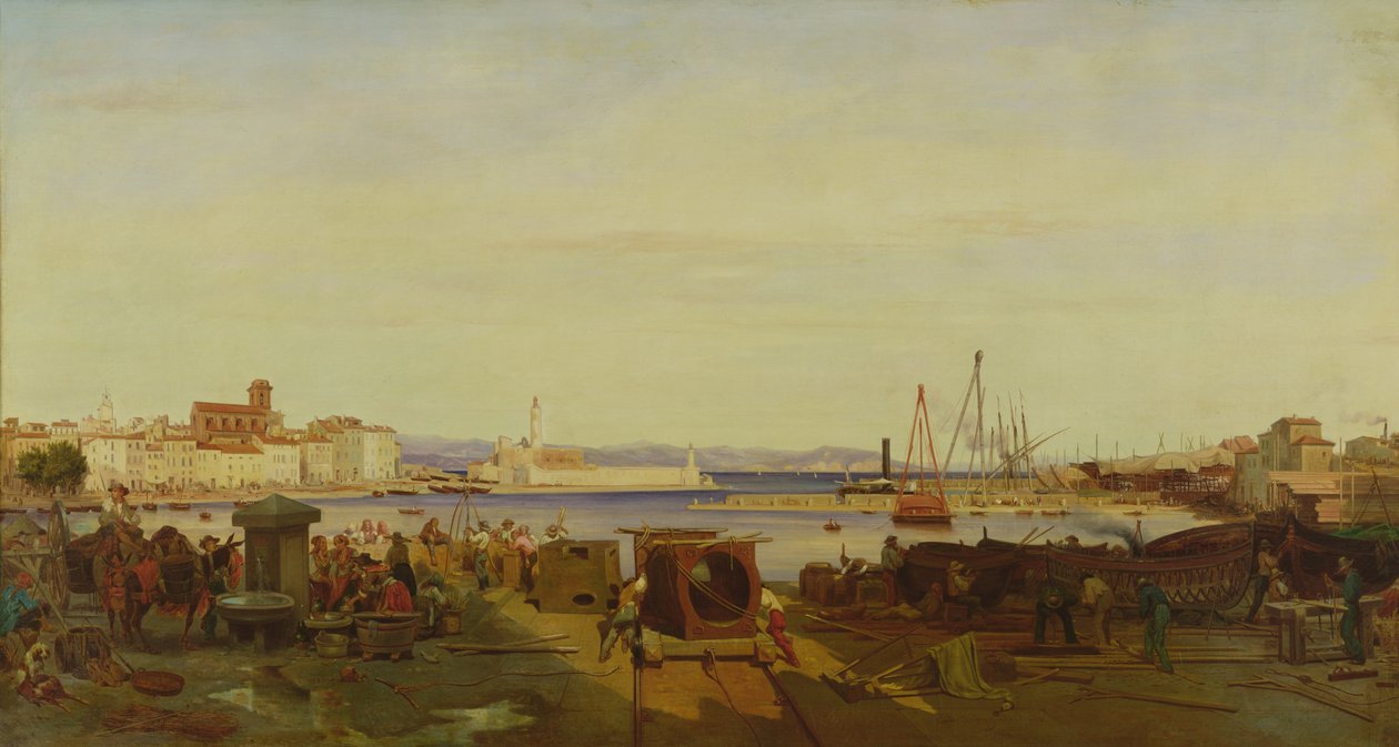 La Ciotat kikötője alkotó: Emile Loubon