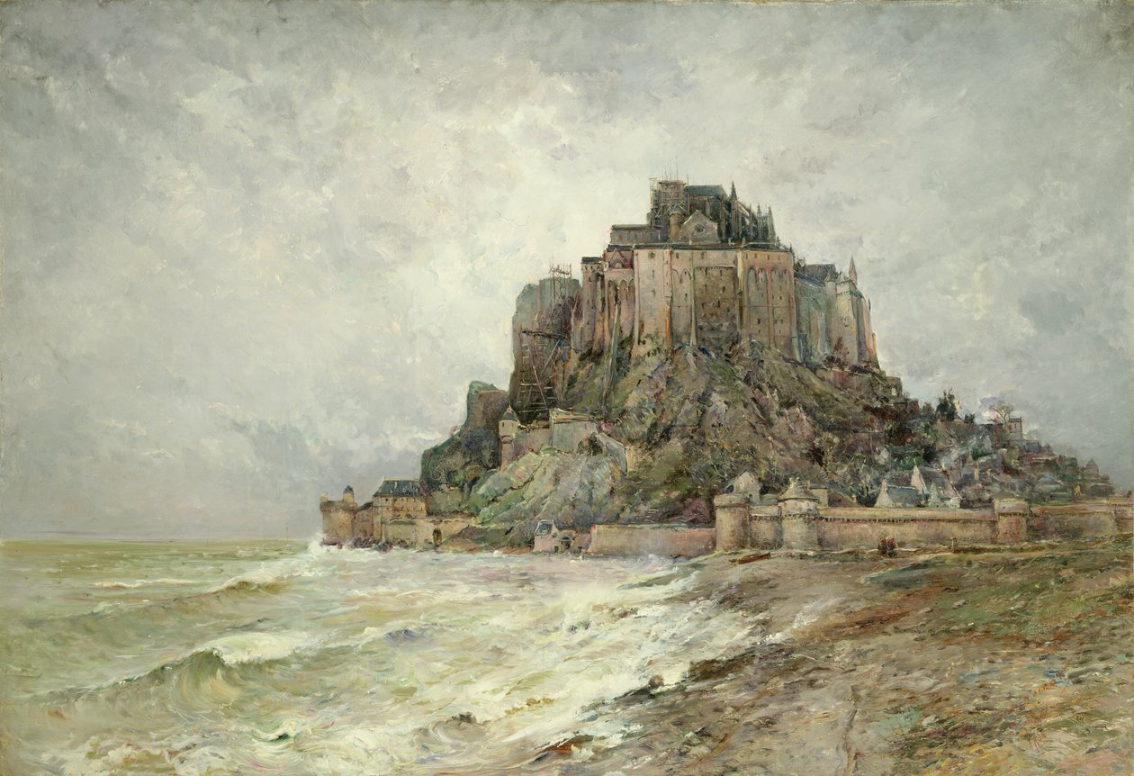 Mont Saint-Michel, 1896 alkotó: Emile Noirot