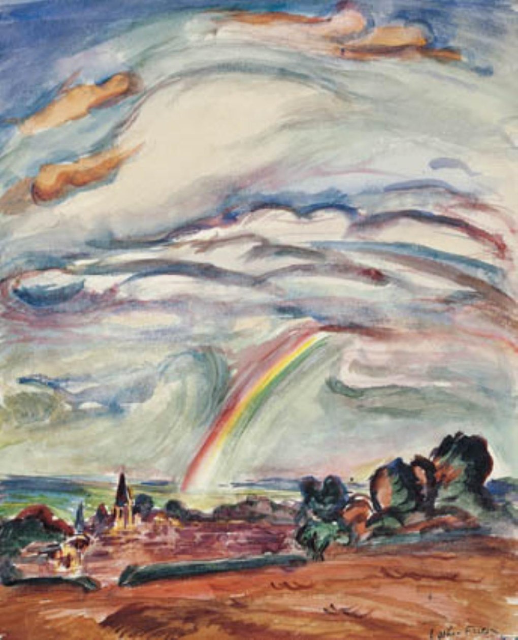 Regnbuen Montiullier alkotó: Emile Othon Friesz