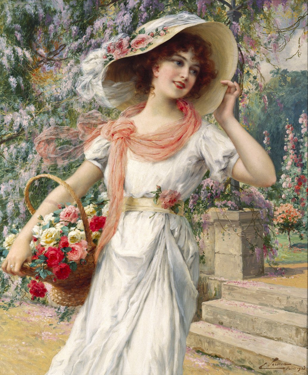 A Virágoskert alkotó: Emile Vernon