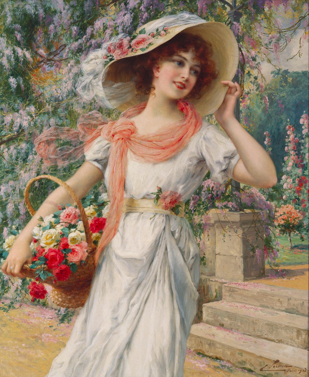 A Viráglány alkotó: Emile Vernon
