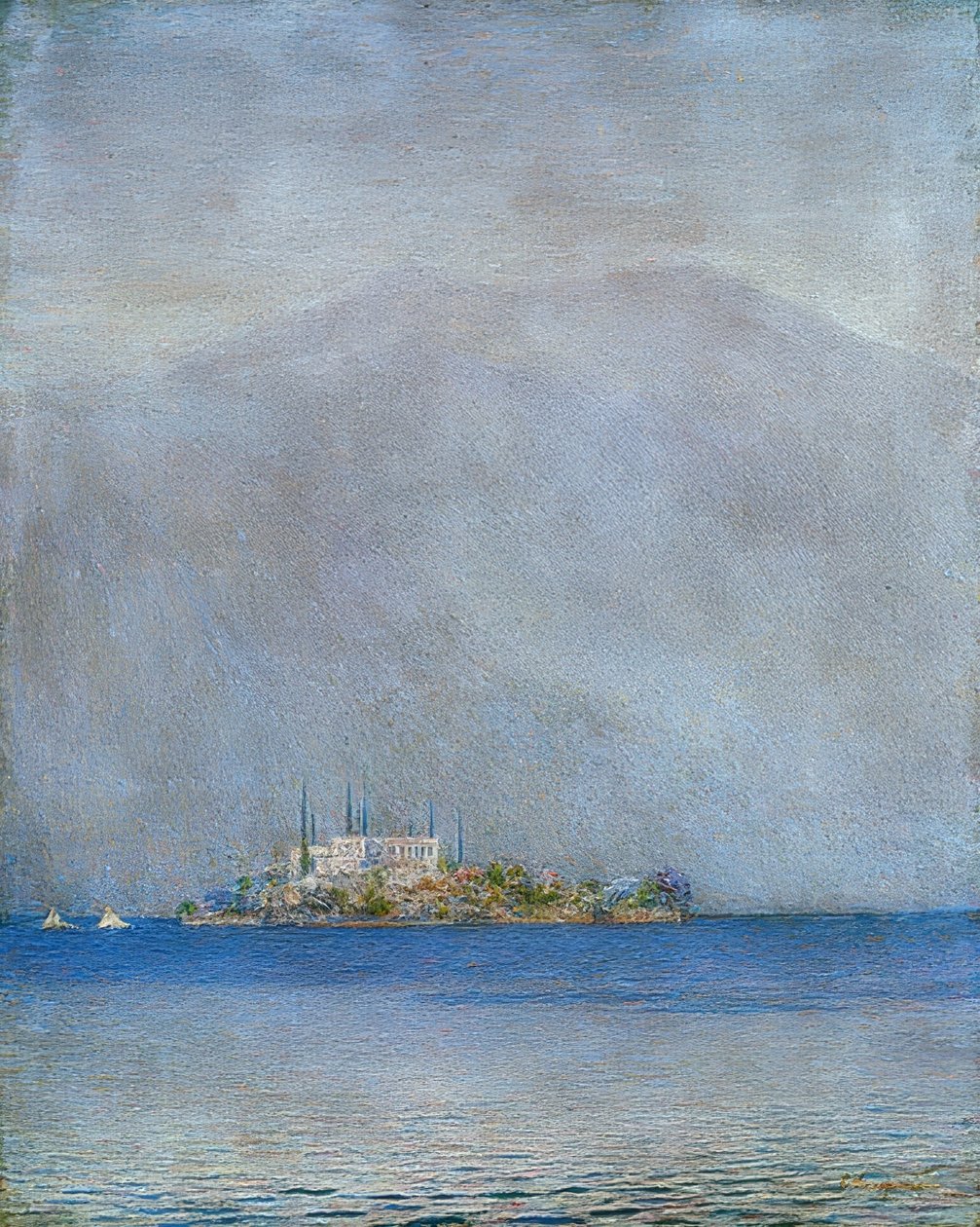 San Giulio-sziget alkotó: Emilio Longoni