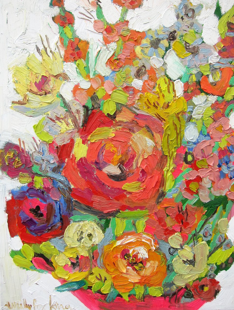 Brightguy, 2017 (olaj, vászon) alkotó: Emily Fox King