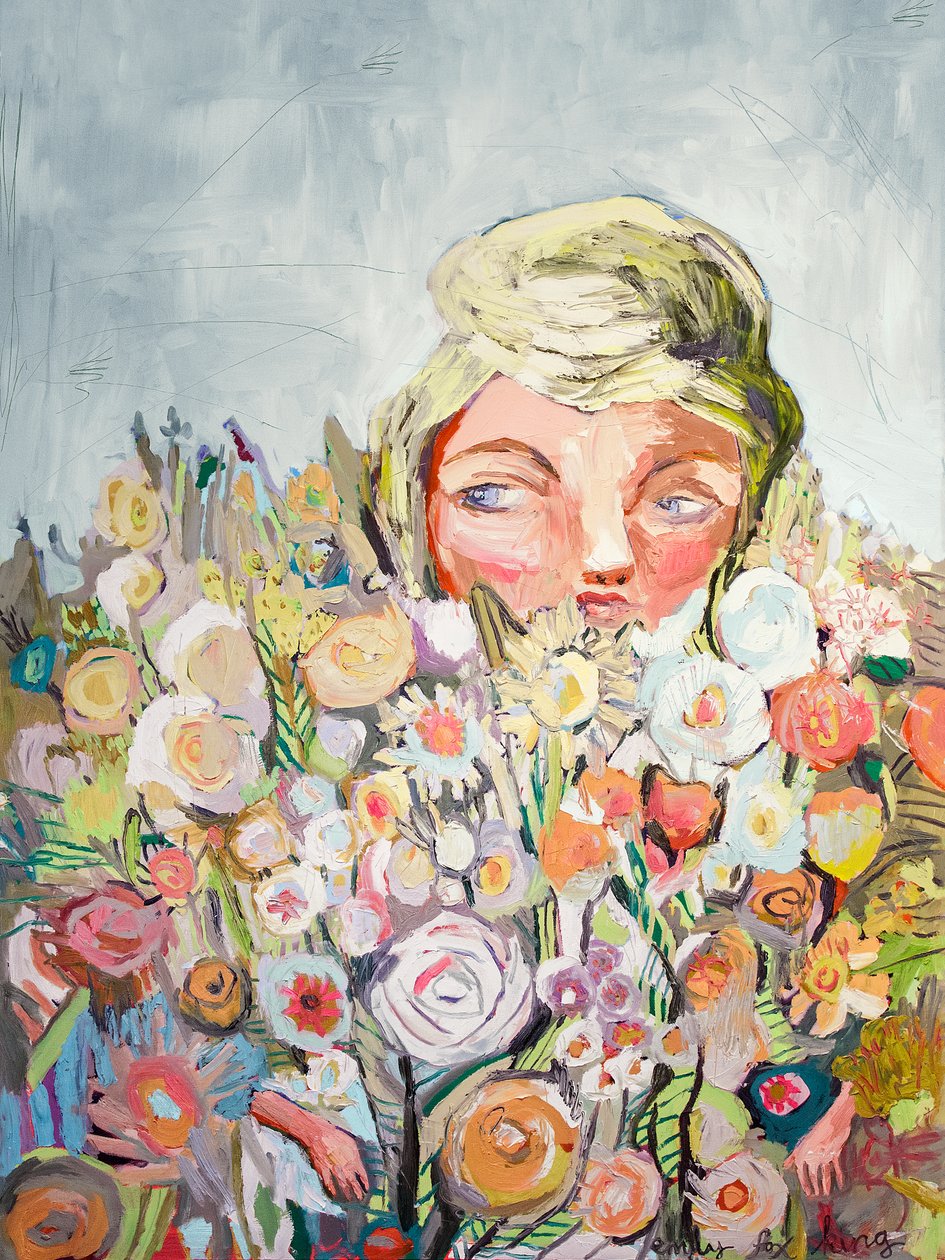 Eve, 2018 (olaj, vászon) alkotó: Emily Fox King