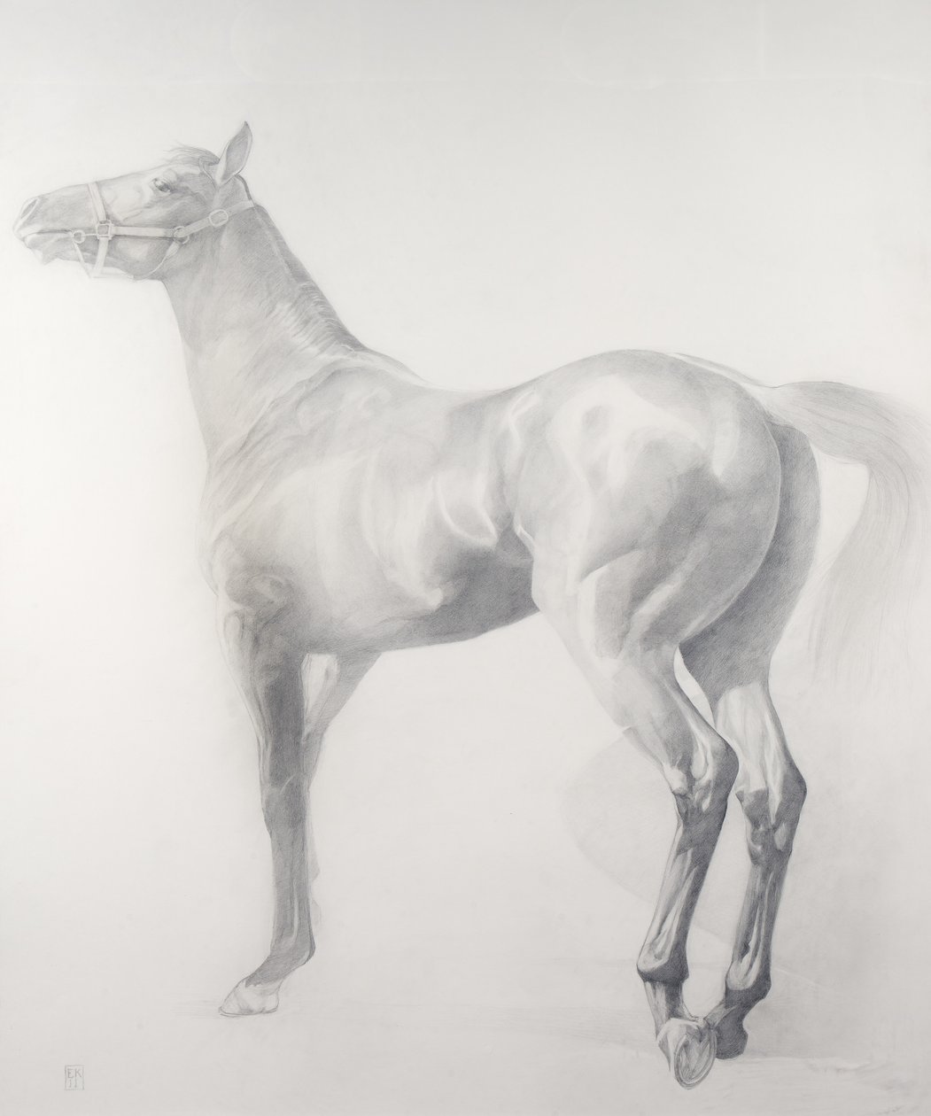 Kicking Off, 3. sorozat, 2011 (grafit papíron) alkotó: Emma Kennaway