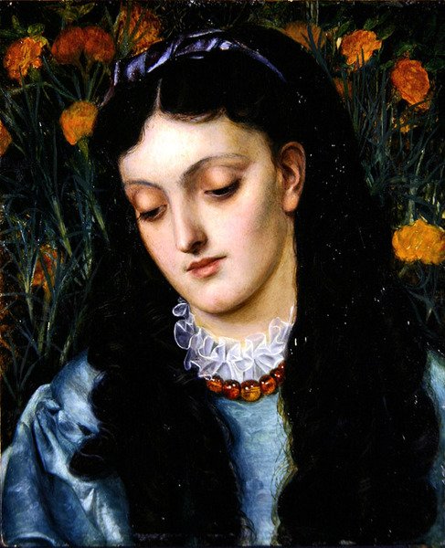 La Belle Jaune Giroflee (olaj a panelen) alkotó: Emma Sandys