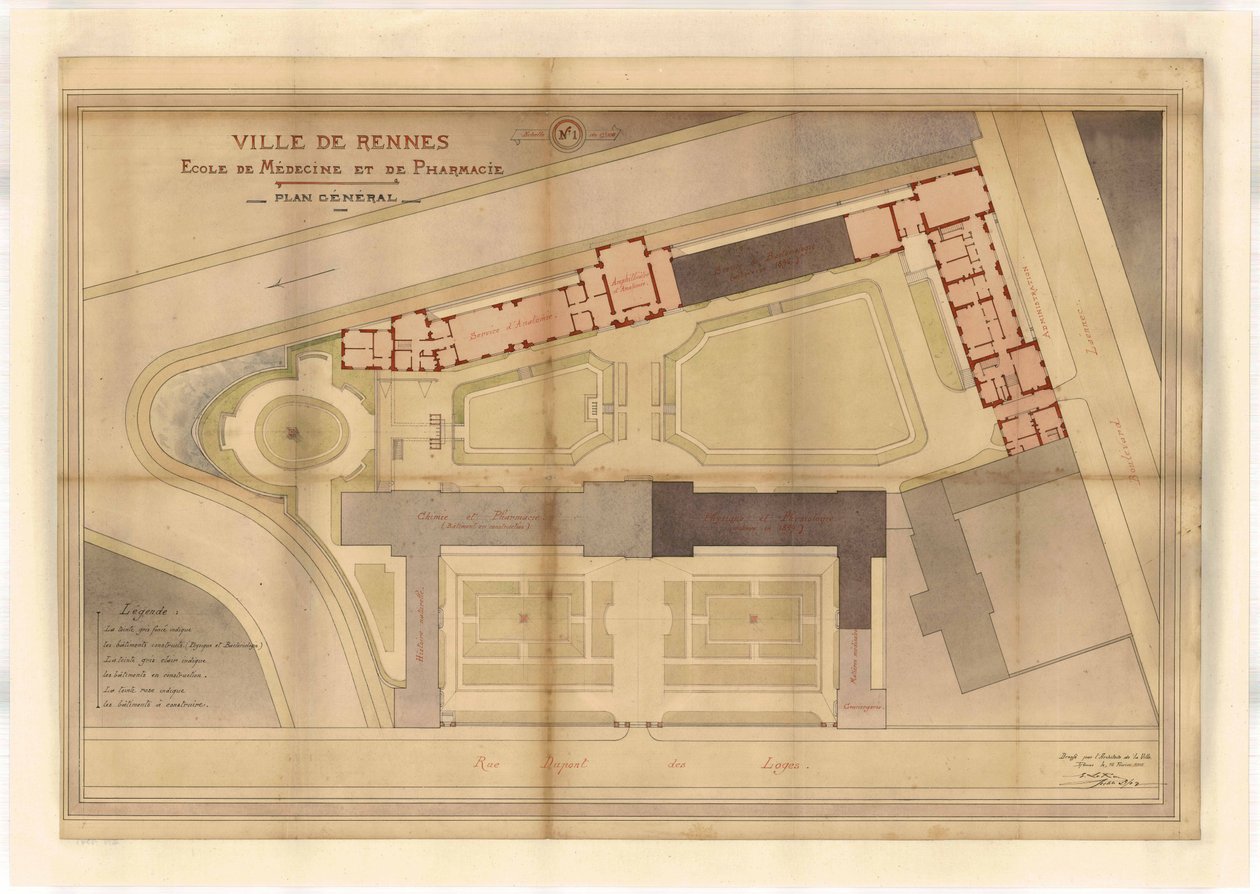 Rennes School of Medicine and Pharmacy térkép alkotó: Emmanuel le Ray