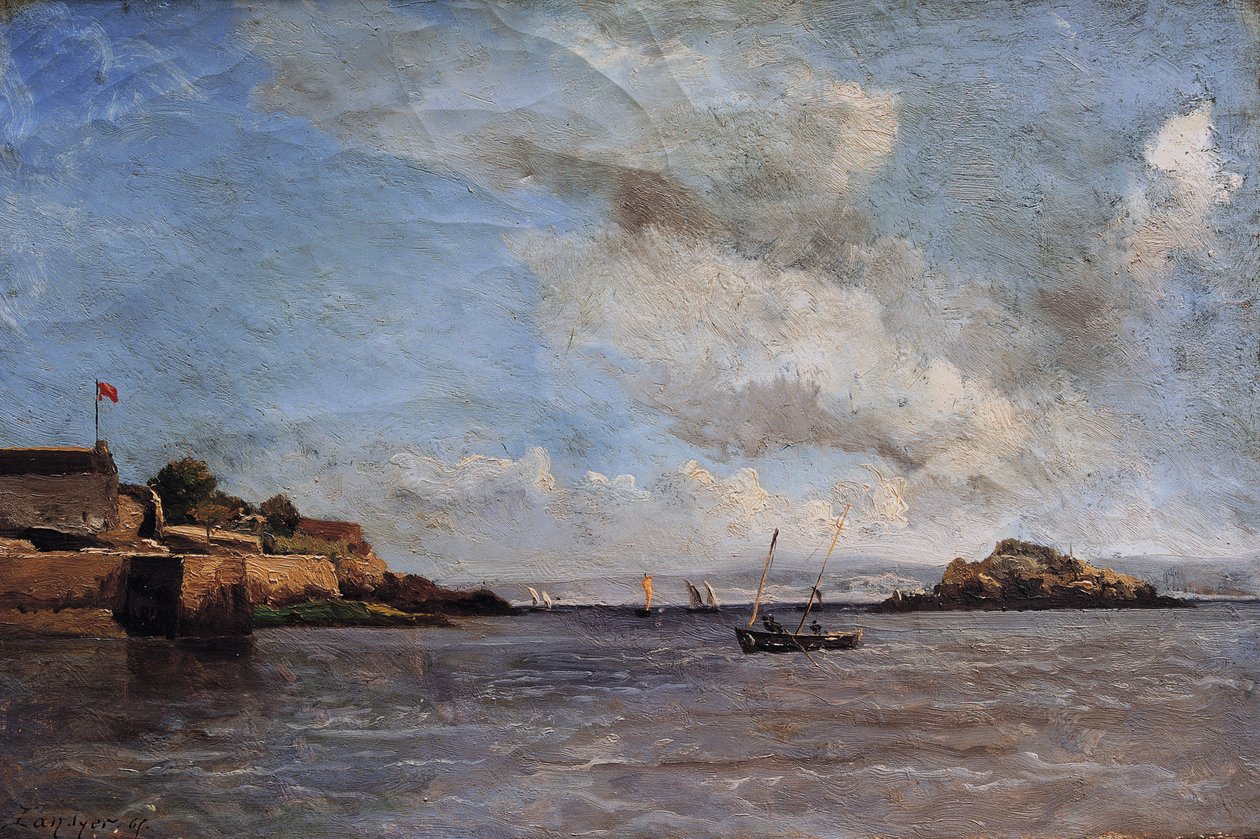 Douarnenez, tengerész, 1865. augusztus (olaj, vászon) alkotó: Emmanuel Lansyer