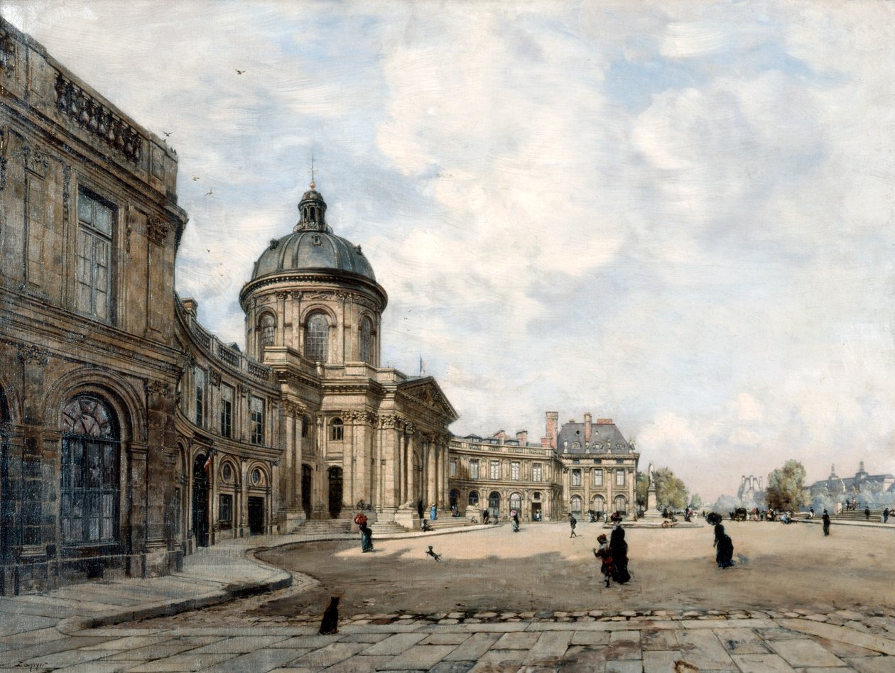 Franciaországi Intézet, Párizs, 1887. alkotó: Emmanuel Lansyer