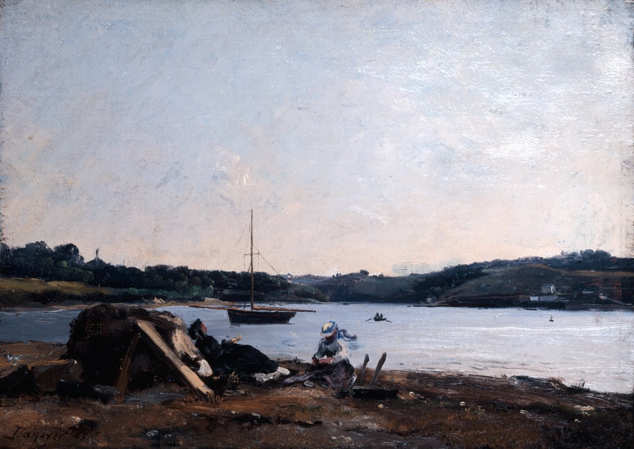 A folyó szája, 1868. alkotó: Emmanuel Lansyer