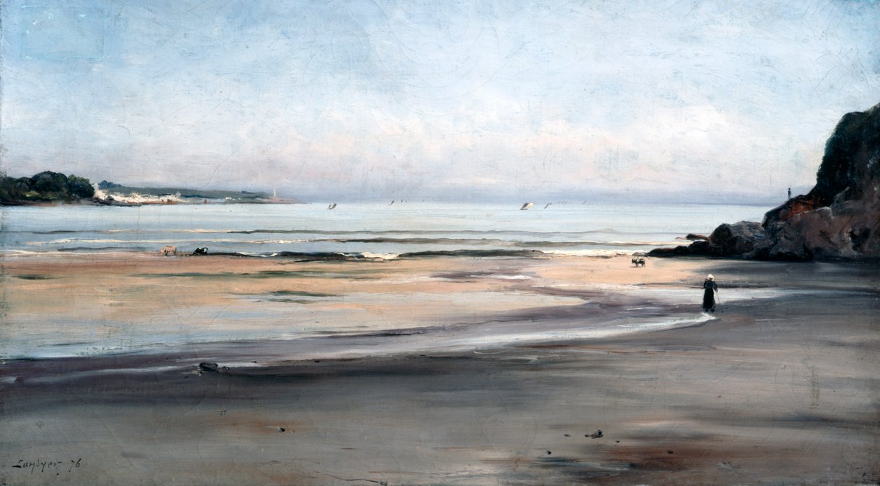 Felkelő dagály szombat reggel, 1876. alkotó: Emmanuel Lansyer