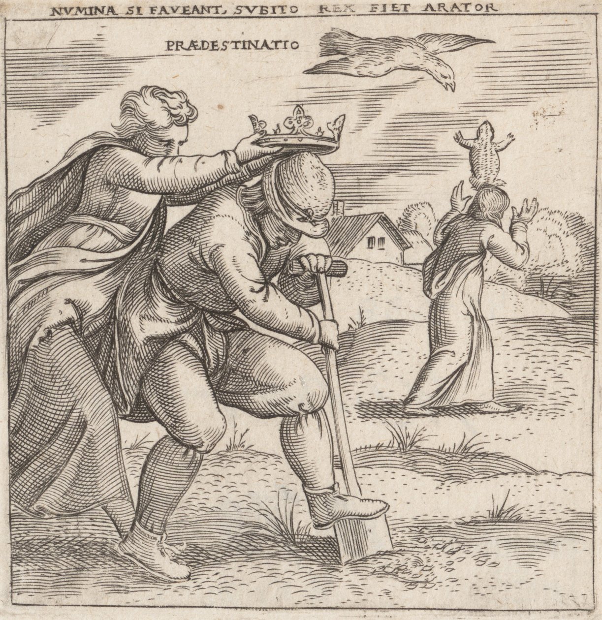 Predesztináció, kb. 1545-50. alkotó: Enea Vico