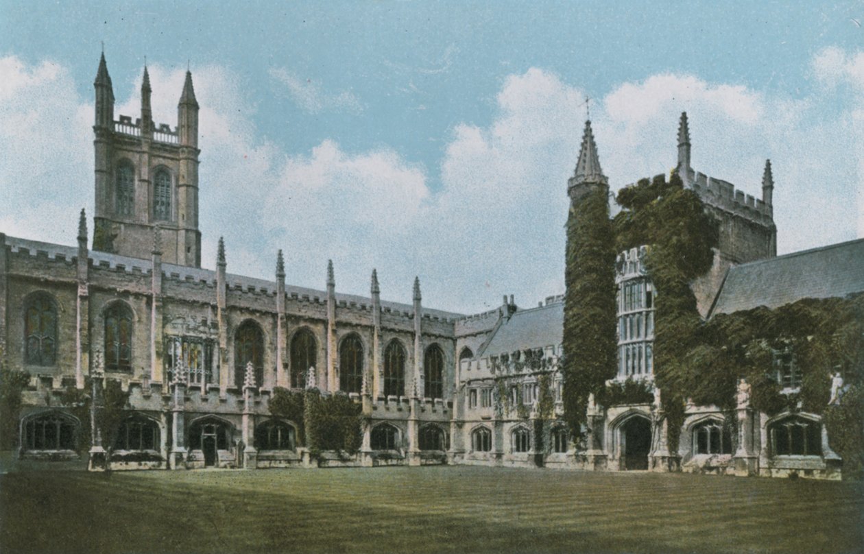 Magdalen Cloisters and Founders Tower alkotó: English Photographer