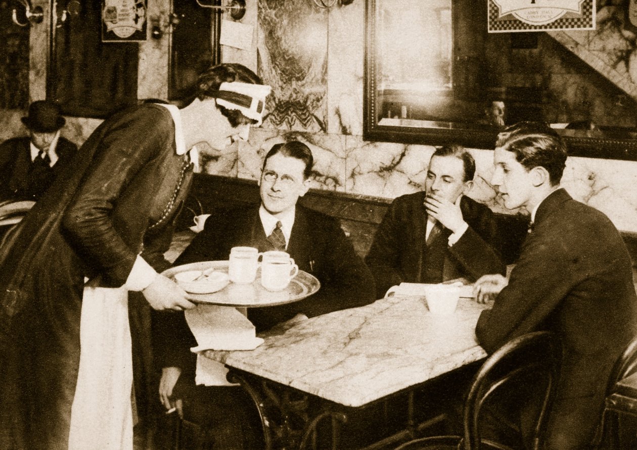 Reggeli kávé (szépia fotó) alkotó: English Photographer