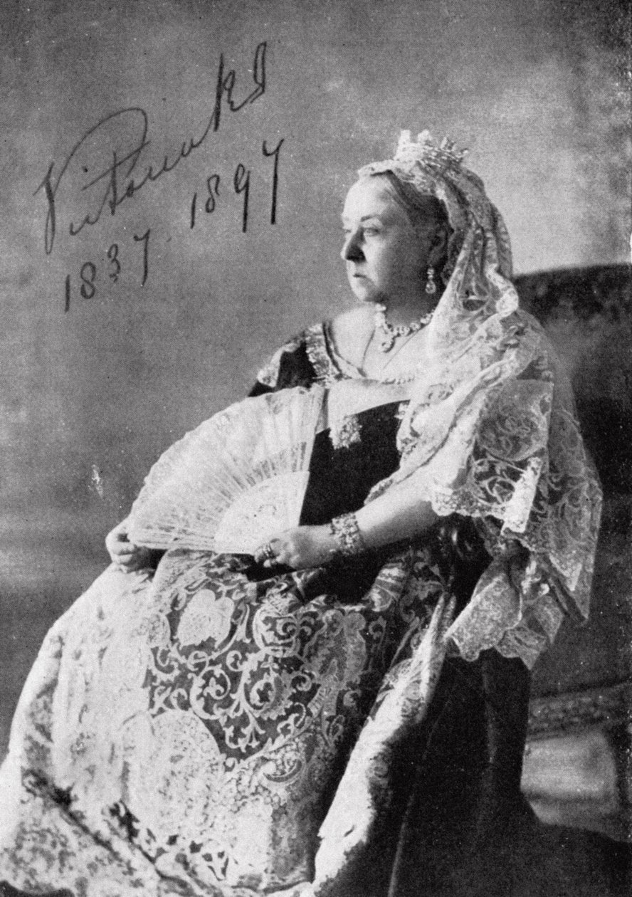 Viktória királynő (1819-1901) Az engedélyezett gyémánt jubileumi fénykép, 1897 alkotó: English Photographer