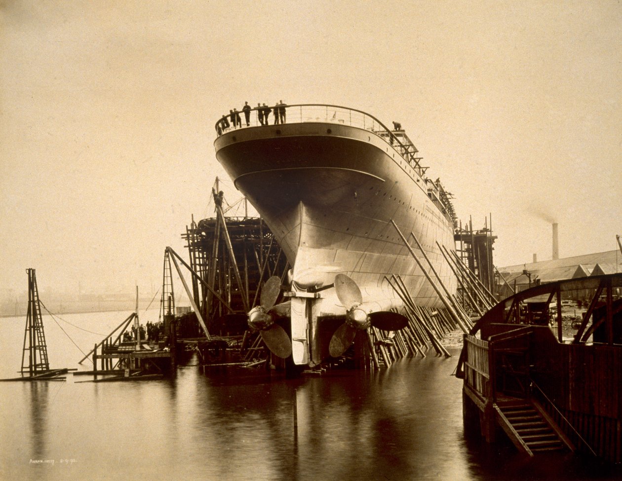 RMS Campania, 1892 alkotó: English Photographer