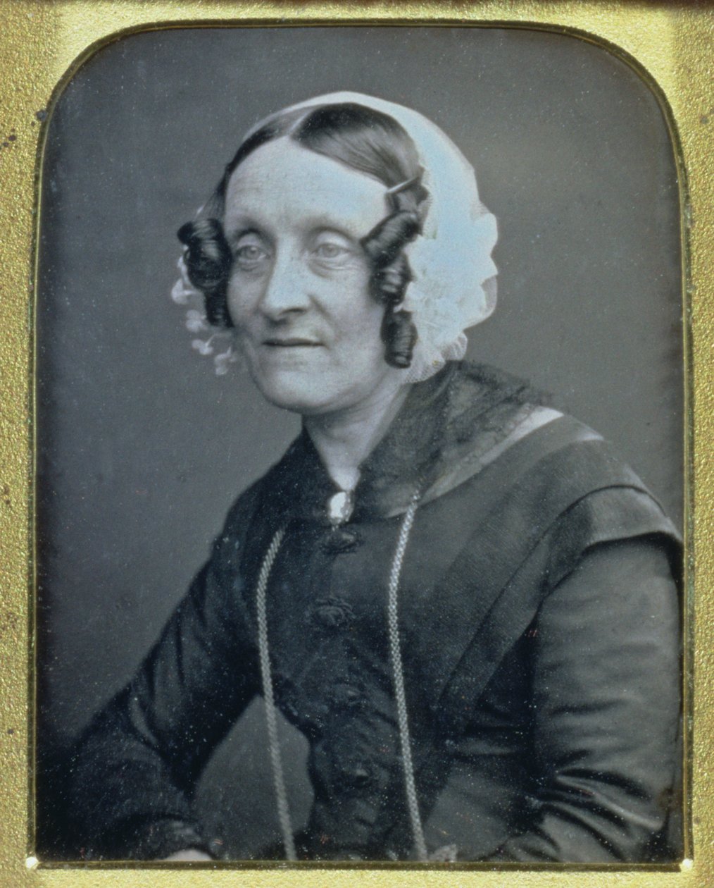 Sarah Faraday, Michael Faraday (1791-1867) felesége, 1840-50-es évek (dagerrotípia) alkotó: English Photographer